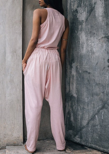 Maus Organic Cotton Harem Pants - Faluda Pink